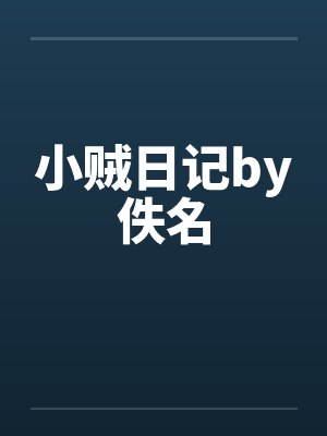 小贼日记by佚名封面