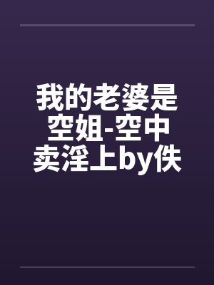 我的老婆是空姐-空中卖淫上by佚名封面