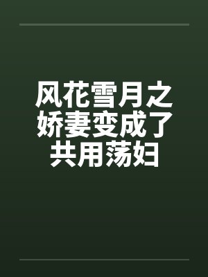 风花雪月之娇妻变成了共用荡妇封面