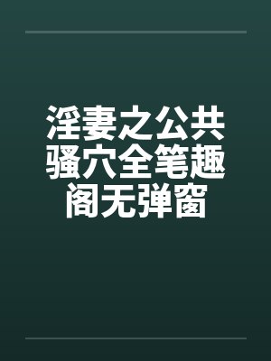 淫妻之公共骚穴全笔趣阁无弹窗封面