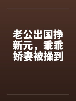 老公出国挣新元，乖乖娇妻被操到春水涟涟笔趣阁无弹窗封面