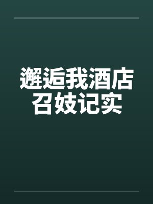 邂逅我酒店召妓记实封面