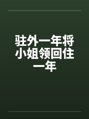 驻外一年将小姐领回住一年封面